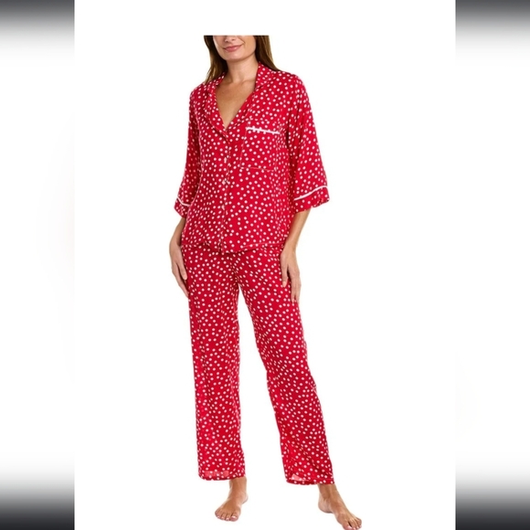 ANNA KAY Other - Anna-Kay  Petti Pois Silk-blend 2 Piece Sleep Set Made In France Size:Medium